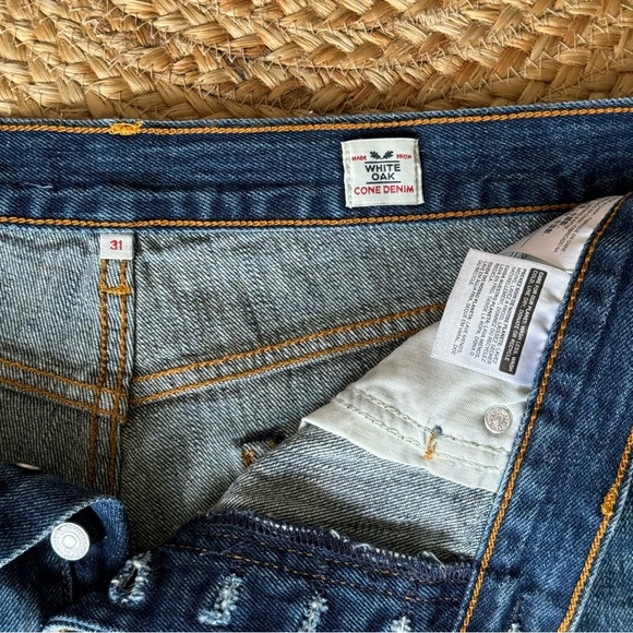 Levi's High Rise Wedgie Denim Shorts White Oak Cone Jeans Short Women's Size 31 - Picture 4 of 7